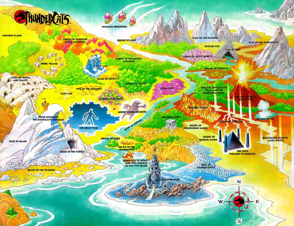 the map